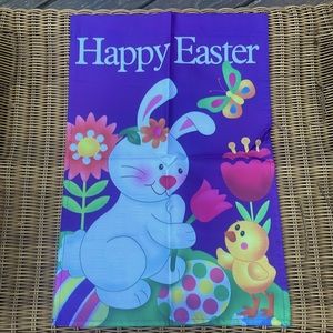 Happy Easter garden flag